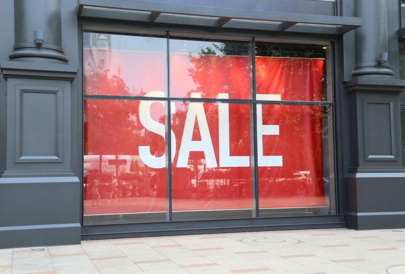 Retail Store Painting in Spring