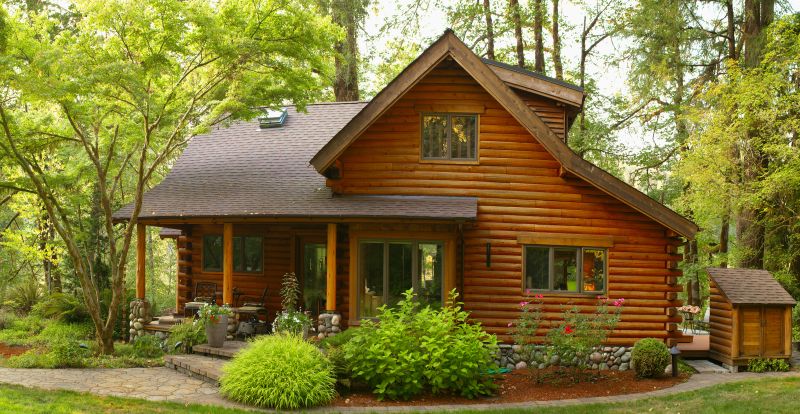 Wood Cabin Staining in Waco, TX